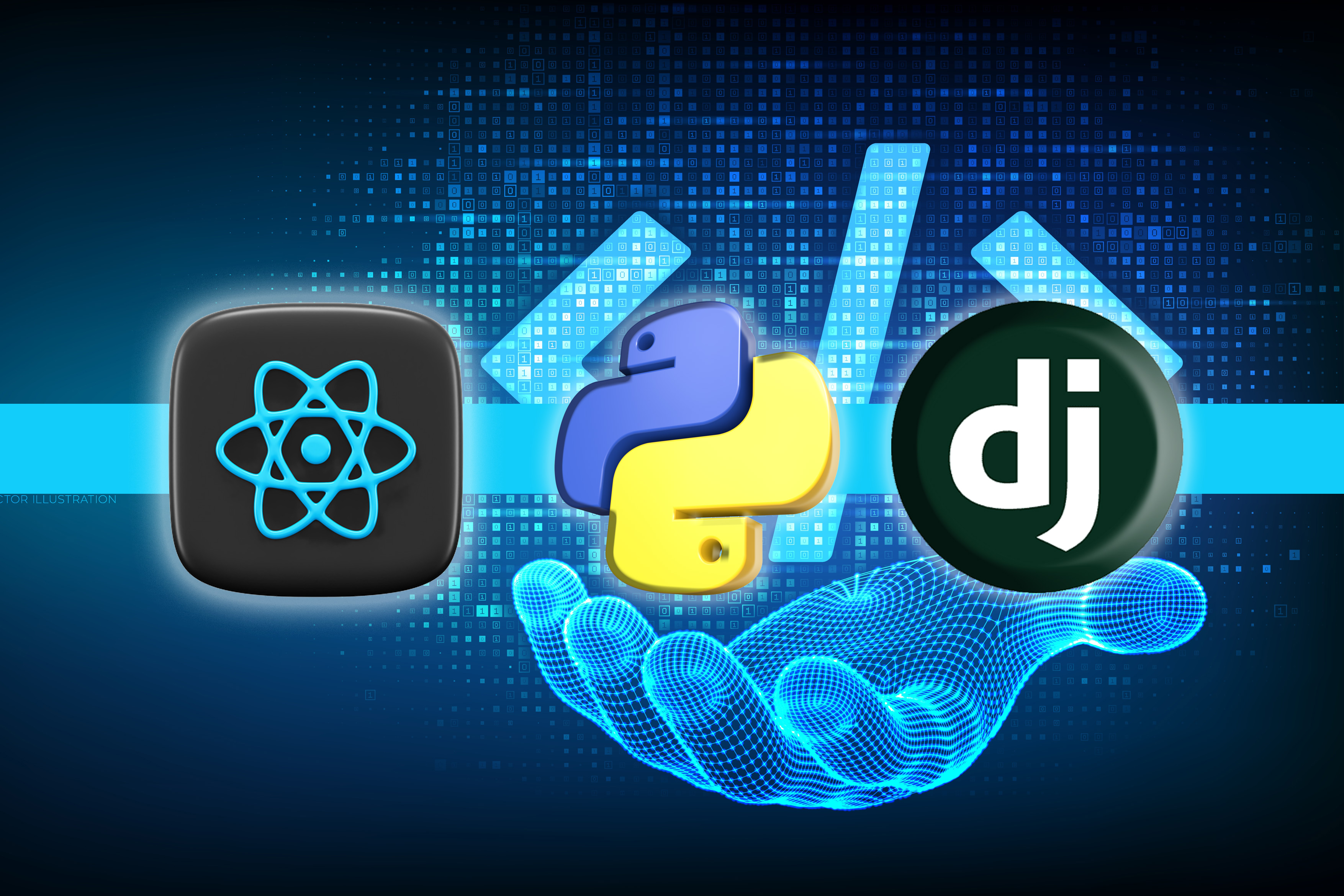 Web development course concept image